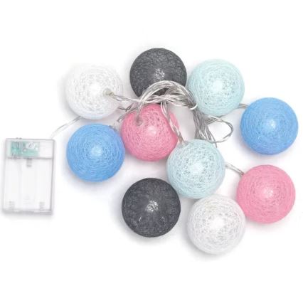 Aigostar - LED božićni niz 10xLED/3xAA 2m topla bijela