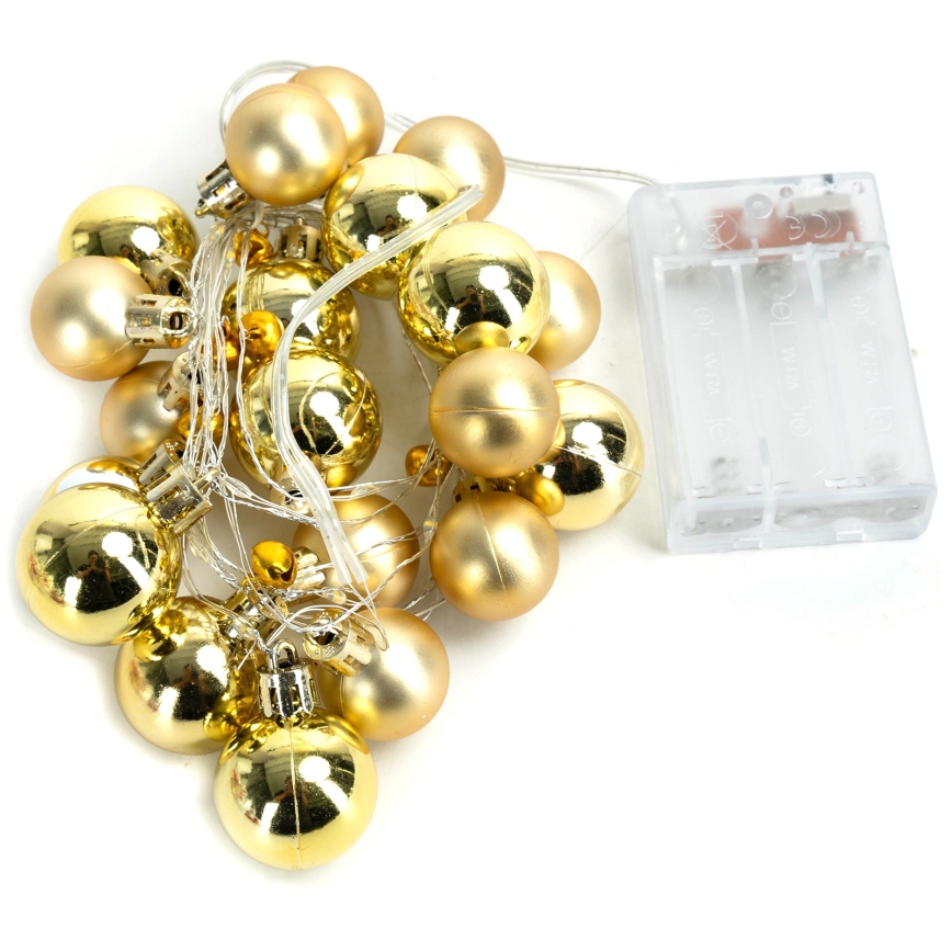 Aigostar - LED božićni lanac 20xLED/3xAA 2 m topla bijela