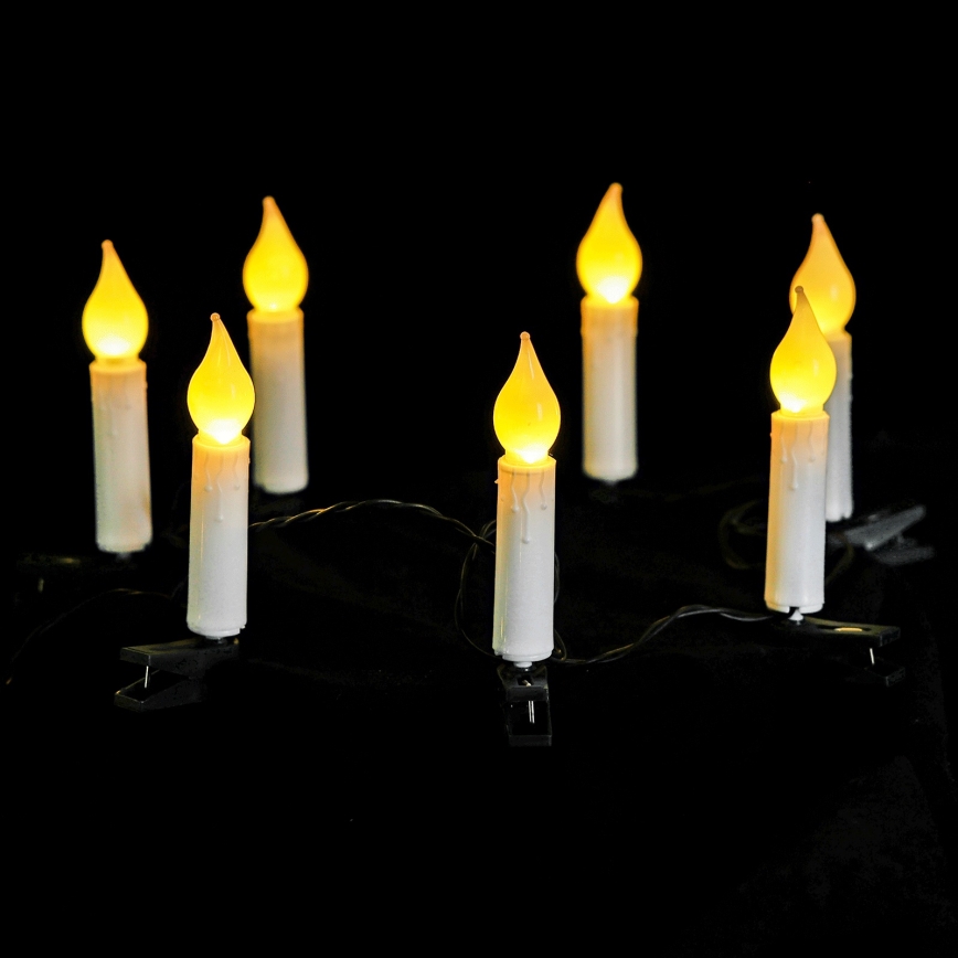 Aigostar - LED božićne lampice, 25 LED, napajanje 3×AA, 5 m, toplo bijelo svjetlo