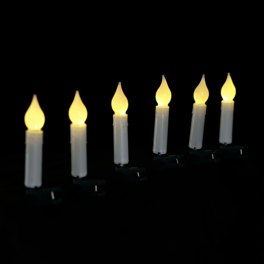 Aigostar - LED božićne lampice, 25 LED, napajanje 3×AA, 5 m, toplo bijelo svjetlo