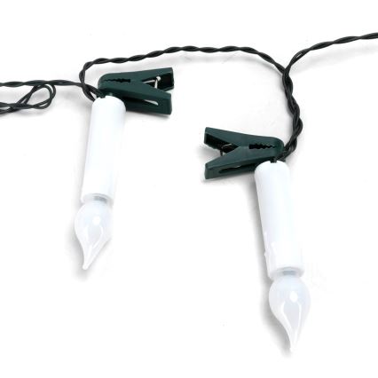 Aigostar - LED božićne lampice, 25 LED, napajanje 3×AA, 5 m, toplo bijelo svjetlo