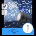 Aigostar - LED božićni projektor snježnih pahuljica LED/5W/230V hladno bijela