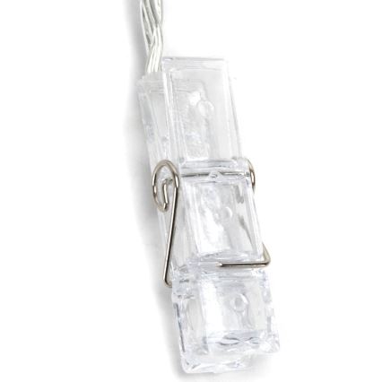 Aigostar - LED dekorativni niz 20xLED/5W/USB 6 m topla bijela