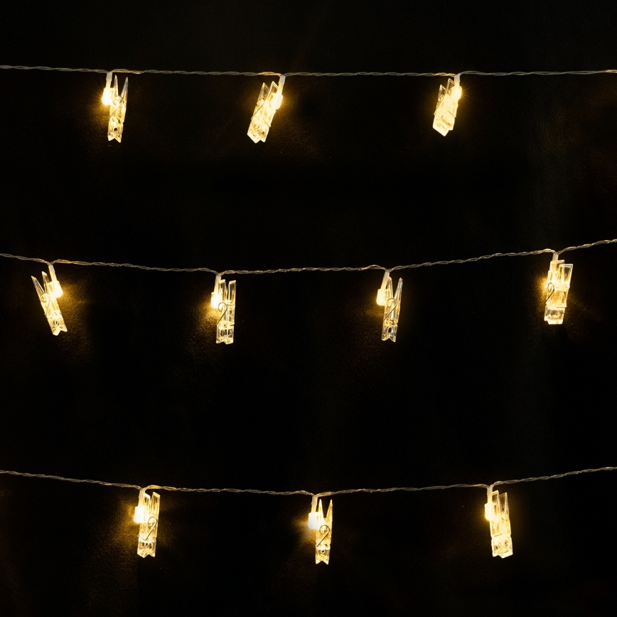 Aigostar - LED dekorativni niz 40xLED/5W/USB 9 m topla bijela