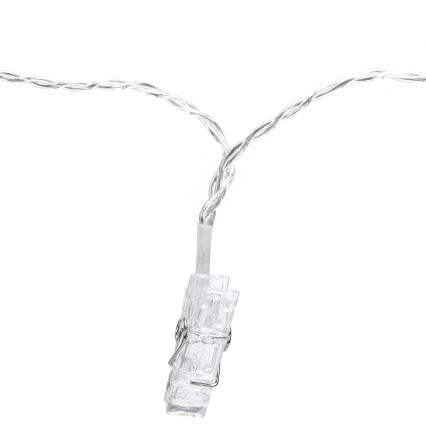 Aigostar - LED dekorativni niz 40xLED/5W/USB 9 m topla bijela