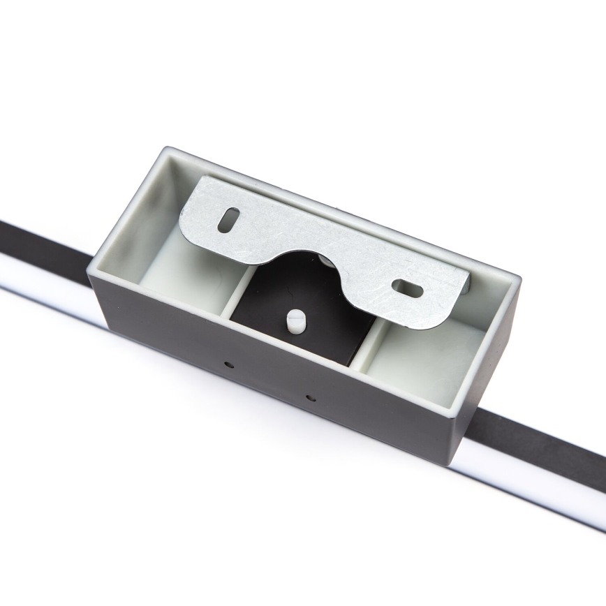 Aigostar - LED kupaonsko osvjetljenje za ogledalo LED/8W/230V 4000K 40 cm IP44 crna