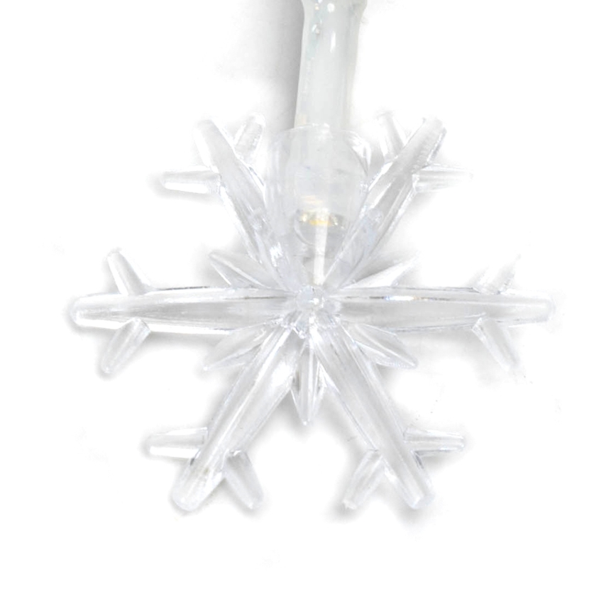 Aigostar - LED lanac 10xLED/3xAA 1,5m topla bijela pahuljice