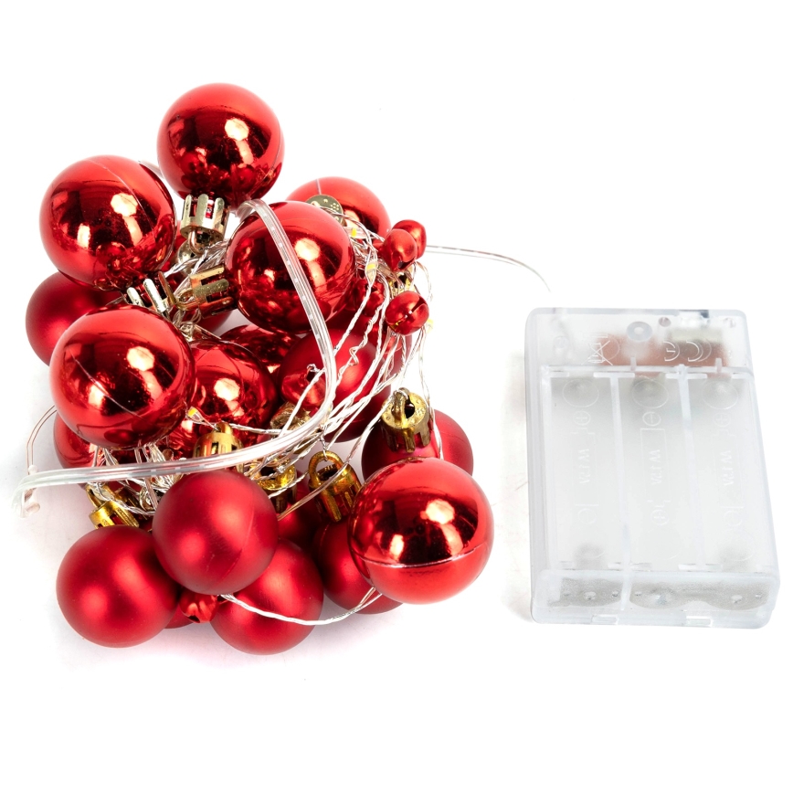 Aigostar - LED lanac 20xLED/3xAA 2m topla bijela