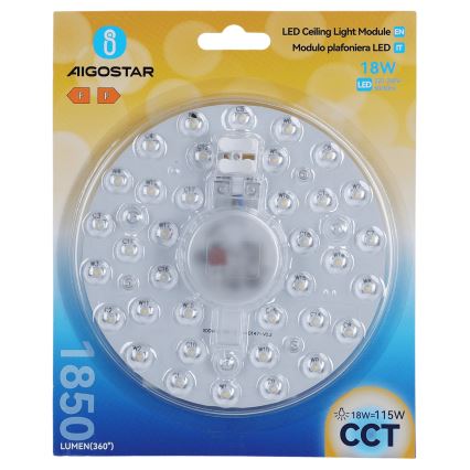 Aigostar - LED magnetni modul LED/18W/230V 3000/4000/6500K