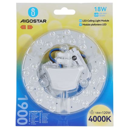 Aigostar - LED magnetni modul LED/18W/230V 4000K