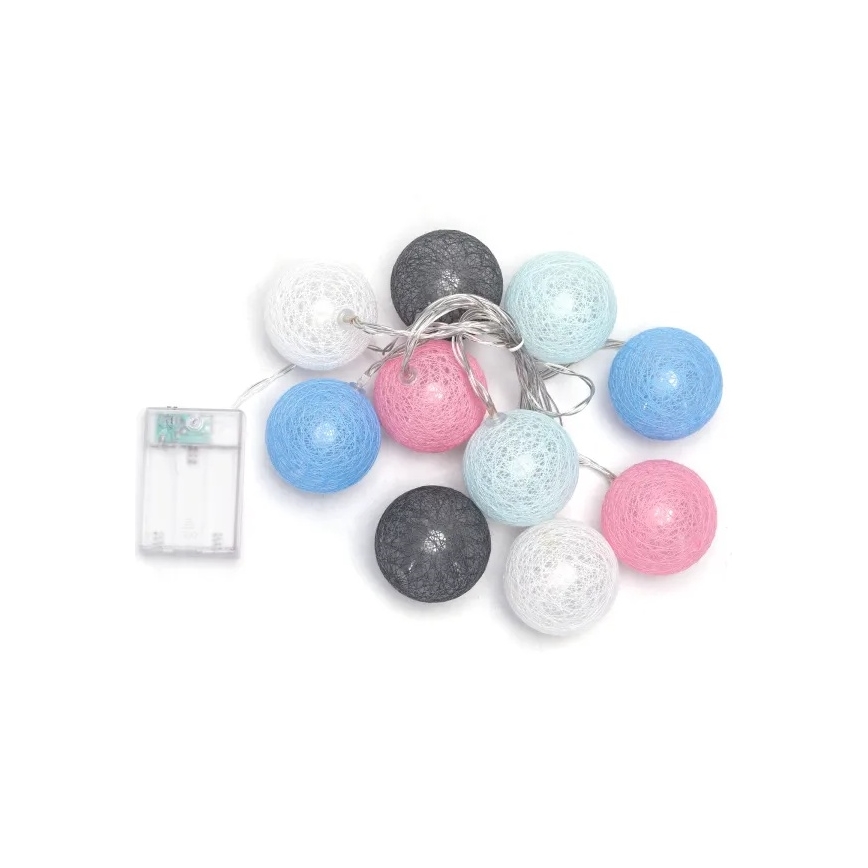 Aigostar - LED niz 10xLED/3xAA 2m topla bijela