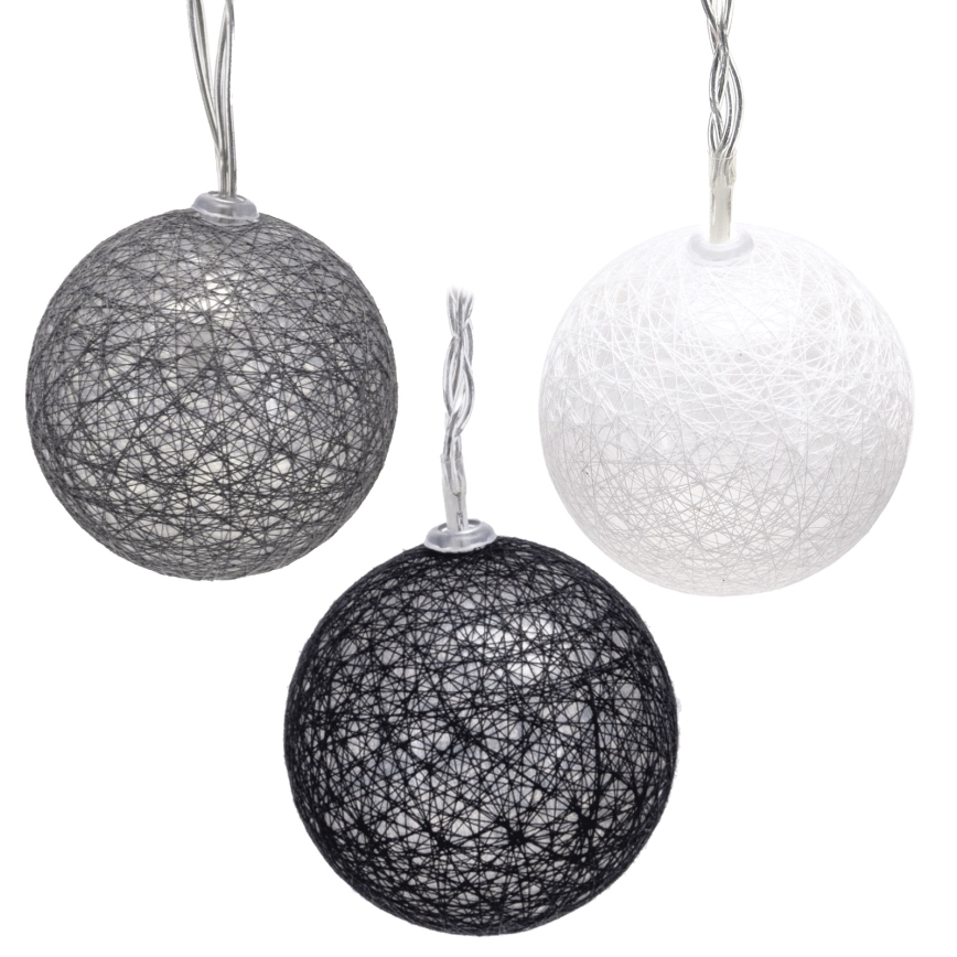 Aigostar - LED niz 10xLED/3xAA 2m topla bijela