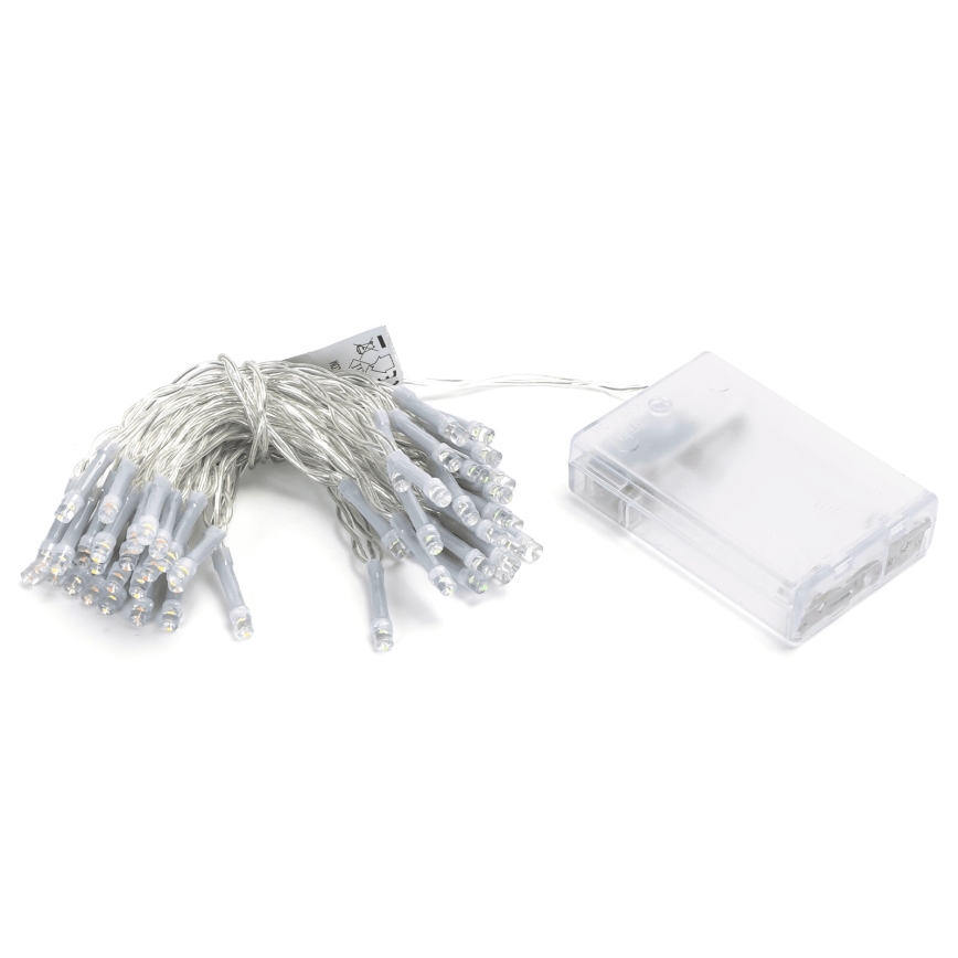 Aigostar - LED niz 50xLED/3xAA, 5,3 m, višebojno