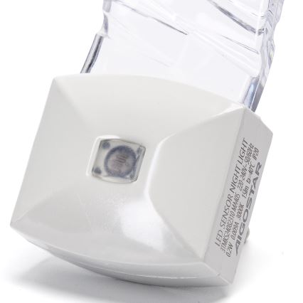 Aigostar - LED Noćno svjetlo sa senzorom za dan/noć LED/0,2W/230V 3000K
