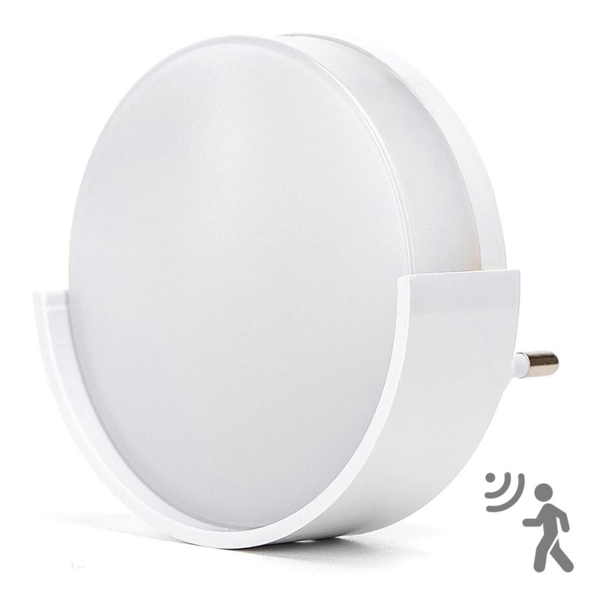 Aigostar - LED Noćno svjetlo sa senzorom za dan/noć LED/1W/230V 6500K okrugli