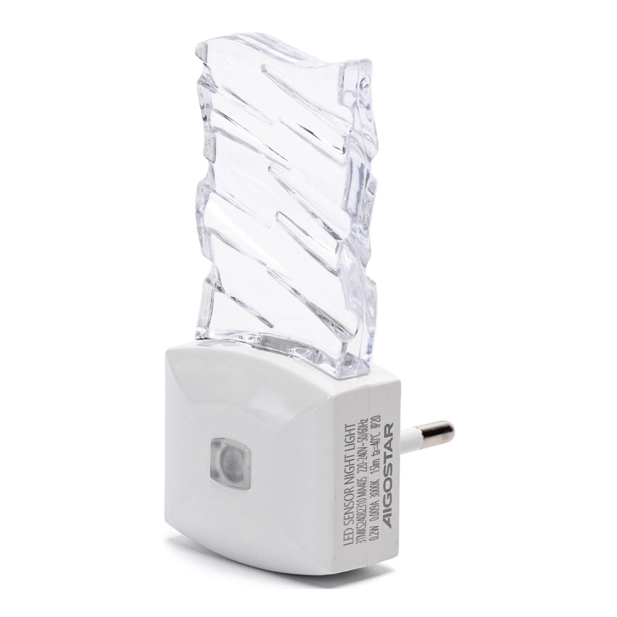 Aigostar - LED noćno svjetlo sa sumrak senzorom LED/0,2W/230V 3000K