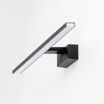 Aigostar - LED osvjetljenje za kupaonsko ogledalo LED/8W/230V 4000K 40 cm IP44 crno