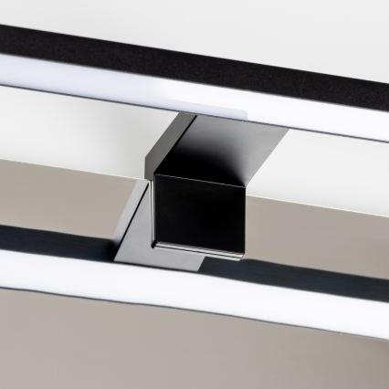 Aigostar - LED osvjetljenje za kupaonsko ogledalo LED/8W/230V 4000K 40 cm IP44 crno