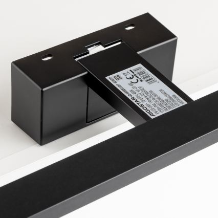 Aigostar - LED osvjetljenje za kupaonsko ogledalo LED/8W/230V 4000K 40 cm IP44 crno