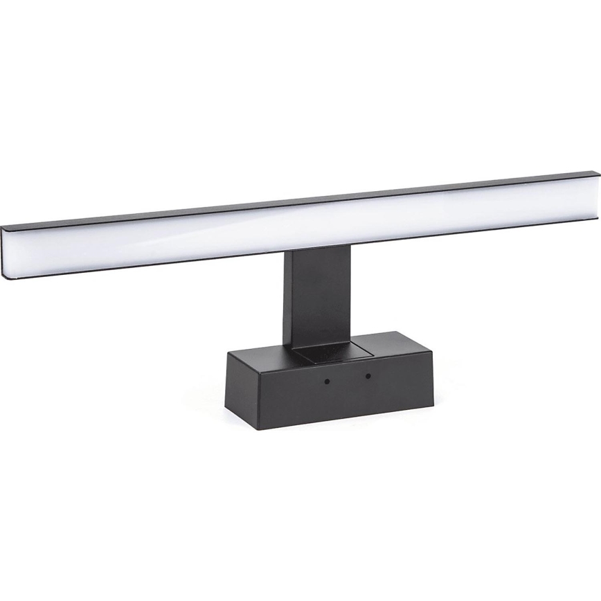 Aigostar - LED osvjetljenje za kupaonsko ogledalo LED/8W/230V 4000K 40 cm IP44 crno