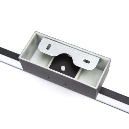 Aigostar - LED osvjetljenje za kupaonsko ogledalo LED/8W/230V 4000K 40 cm IP44 crno