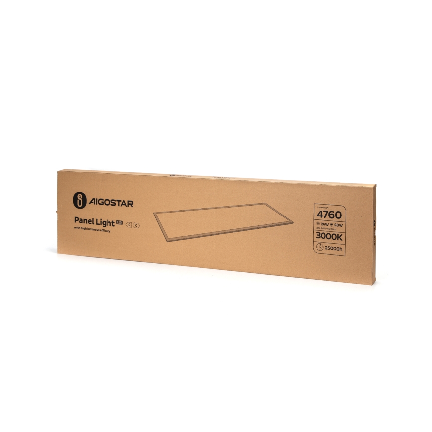 Aigostar - LED ugradbeni panel LED/28W/230V 120x30 cm 3000K