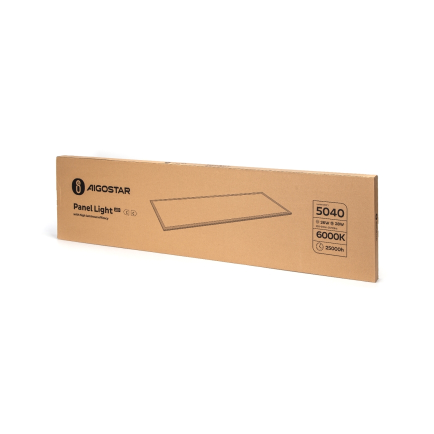 Aigostar - LED ugradbeni panel LED/28W/230V 120x30 cm 6000K