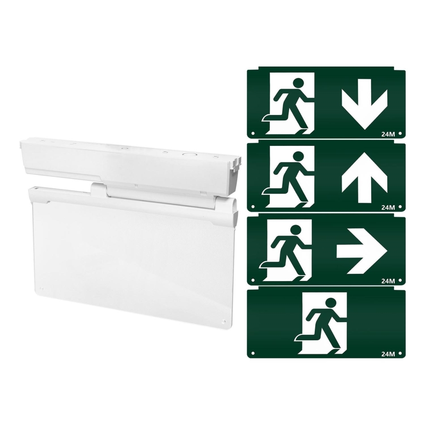 Aigostar - LED Panik svjetiljka EMERGENCY EXIT LED/3,6W/230V 6500K 500mAh