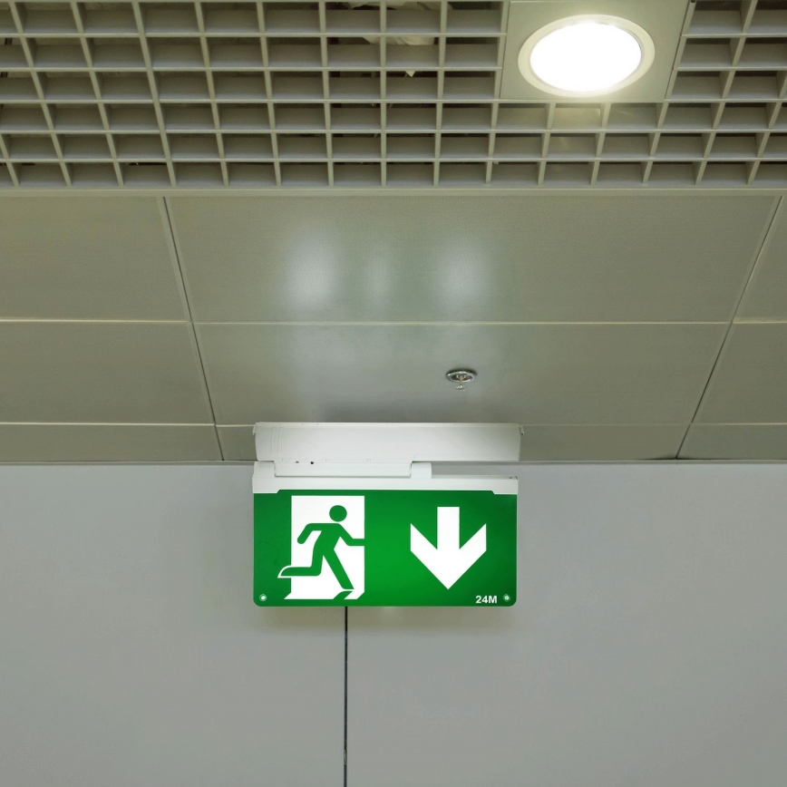 Aigostar - LED Panik svjetiljka EMERGENCY EXIT LED/3,6W/230V 6500K 500mAh