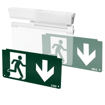 Aigostar - LED Panik svjetiljka EMERGENCY EXIT LED/3,6W/230V 6500K 500mAh