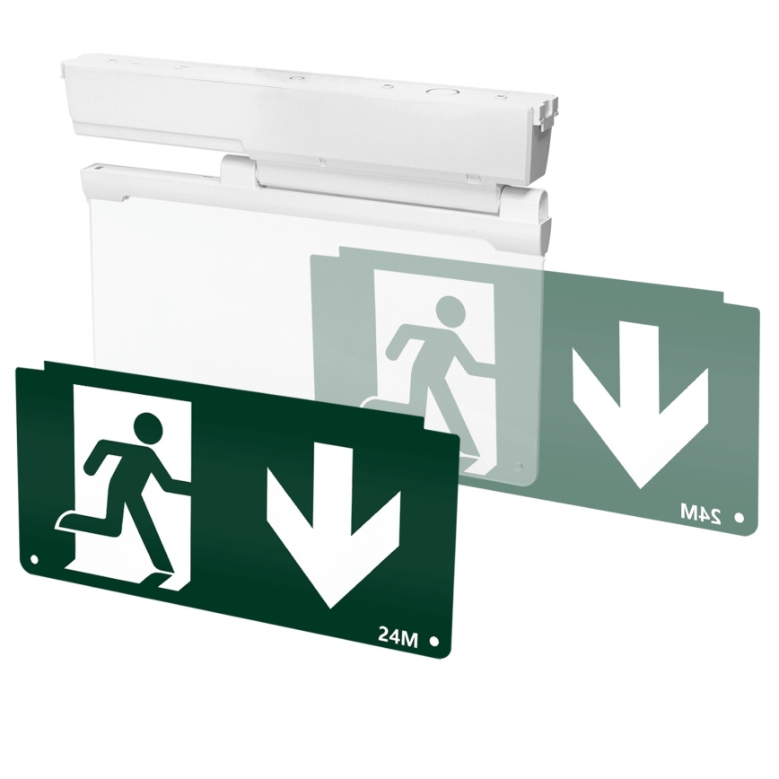 Aigostar - LED Panik svjetiljka EMERGENCY EXIT LED/3,6W/230V 6500K 500mAh