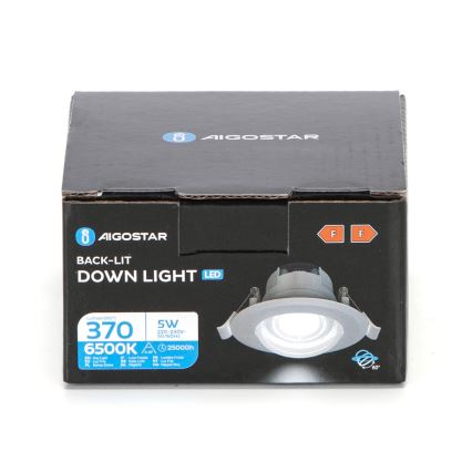 Aigostar - LED plafonjera LED/5W/230V 6500K prom. 8,5 cm bijela