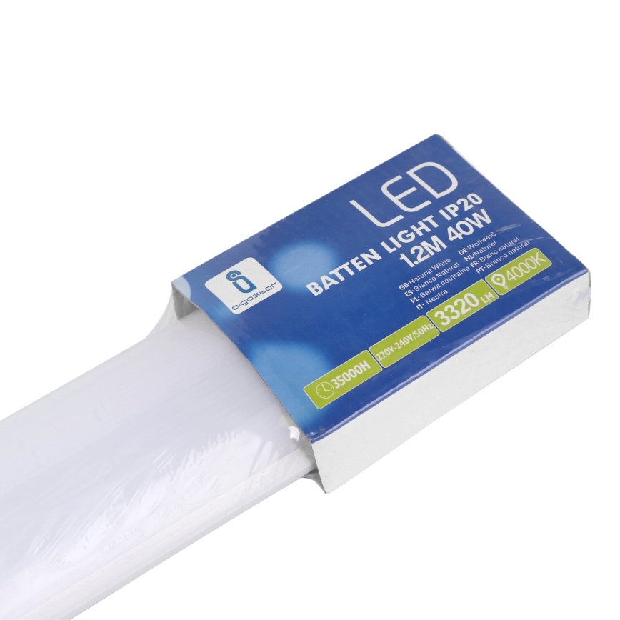 Aigostar - LED Podelementna svjetiljka LED/40W/230V 4000K 120 cm bijela