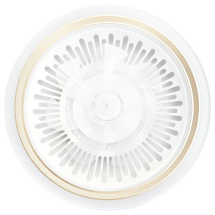 Aigostar - LED Prigušiva stropna ventilator LED/40W/230V 2700/4000/6500K pr. 50 cm + daljinski upravljač bijela