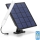 Aigostar - LED Prigušiva cijev sa solarnim panelom LED/3,2V 3000K/4000K/6500K IP65 + daljinski upravljač