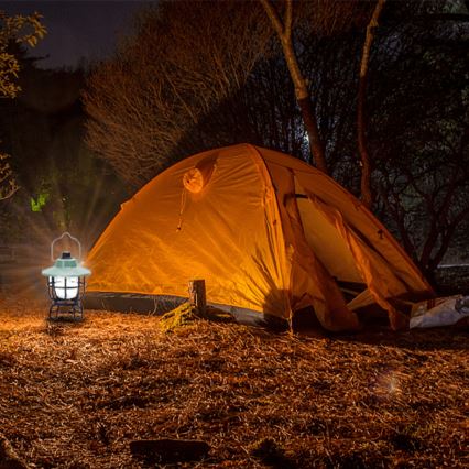 Aigostar - LED Prigušiva prijenosna punjiva kamperska lampa LED/3W/3,7V 1200mAh