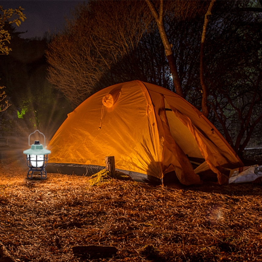 Aigostar - LED Prigušiva prijenosna punjiva kamperska lampa LED/3W/3,7V 1200mAh