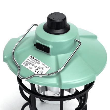 Aigostar - LED Prigušiva prijenosna punjiva kamperska lampa LED/3W/3,7V 1200mAh