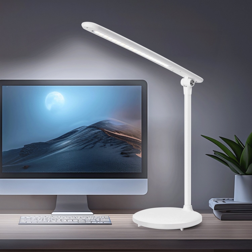 Aigostar - LED Prigušiva punjiva dodirna stolna lampa LED/3W/5V 2700/4000/6500K 1800 mAh