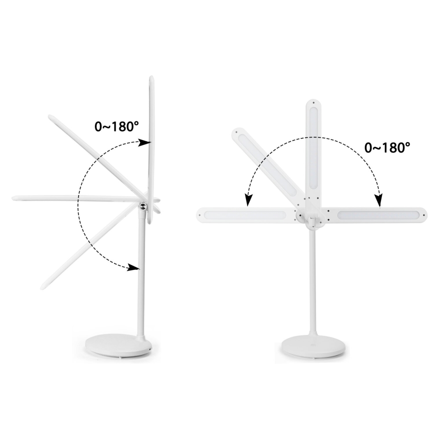 Aigostar - LED Prigušiva punjiva dodirna stolna lampa LED/3W/5V 2700/4000/6500K 1800 mAh