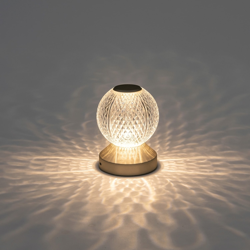 Aigostar - LED Prigušiva punjiva stolna lampa LED/1W/5V 2700/4000/6500K 1800mAh 13,5 cm