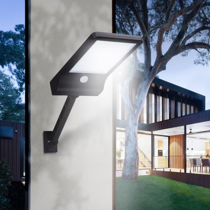 Aigostar - LED Prigušiva solarna lampa sa senzorom LED/2,3W/5,5V IP65 1800 mAh + daljinski upravljač