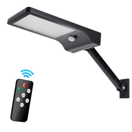 Aigostar - LED Prigušiva solarna lampa sa senzorom LED/2,3W/5,5V IP65 1800 mAh + daljinski upravljač