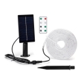 Aigostar - LED Prigušiva solarna traka LED/1,6W/3,2V 3 m 1600 mAh 6500K IP65 + daljinski upravljač