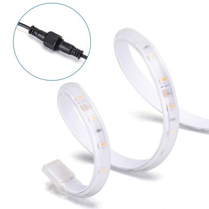 Aigostar - LED Prigušiva solarna traka LED/10W/3,2V 10 m 2700K IP65 8000 mAh + daljinski upravljač