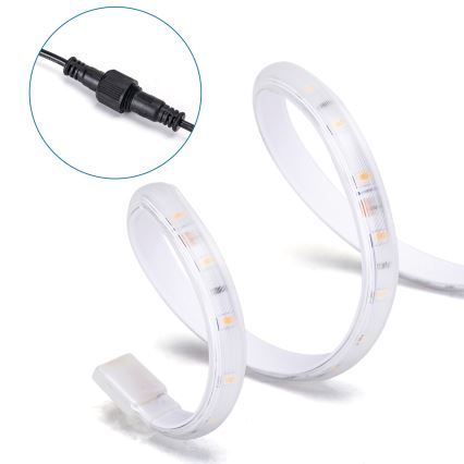 Aigostar - LED Prigušiva solarna traka LED/20W/3,2V 20 m 2700K IP65 20000 mAh + daljinski upravljač