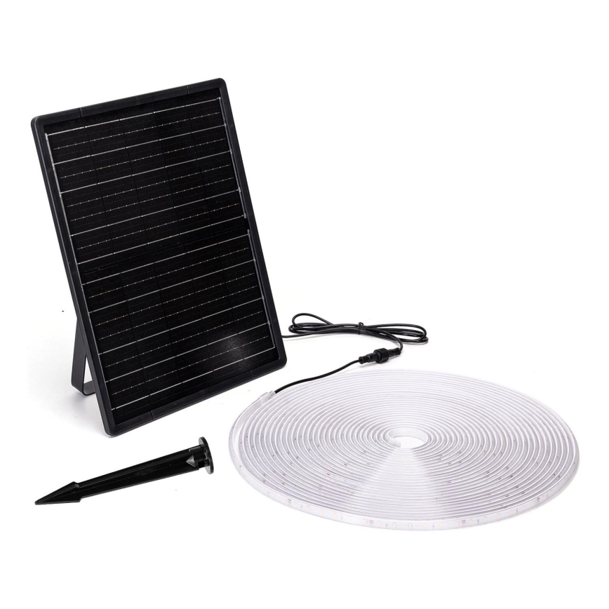 Aigostar - LED Prigušiva solarna traka LED/20W/3,2V 20 m 6500K IP65 + daljinski upravljač
