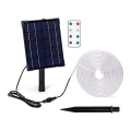 Aigostar - LED Prigušiva solarna traka LED/5W/3,2V 5 m 6500K IP65 4000 mAh + daljinski upravljač