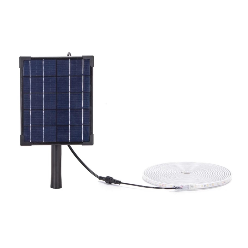 Aigostar - LED Prigušiva solarna traka LED/5W/3,2V 5 m 6500K IP65 4000 mAh + daljinski upravljač