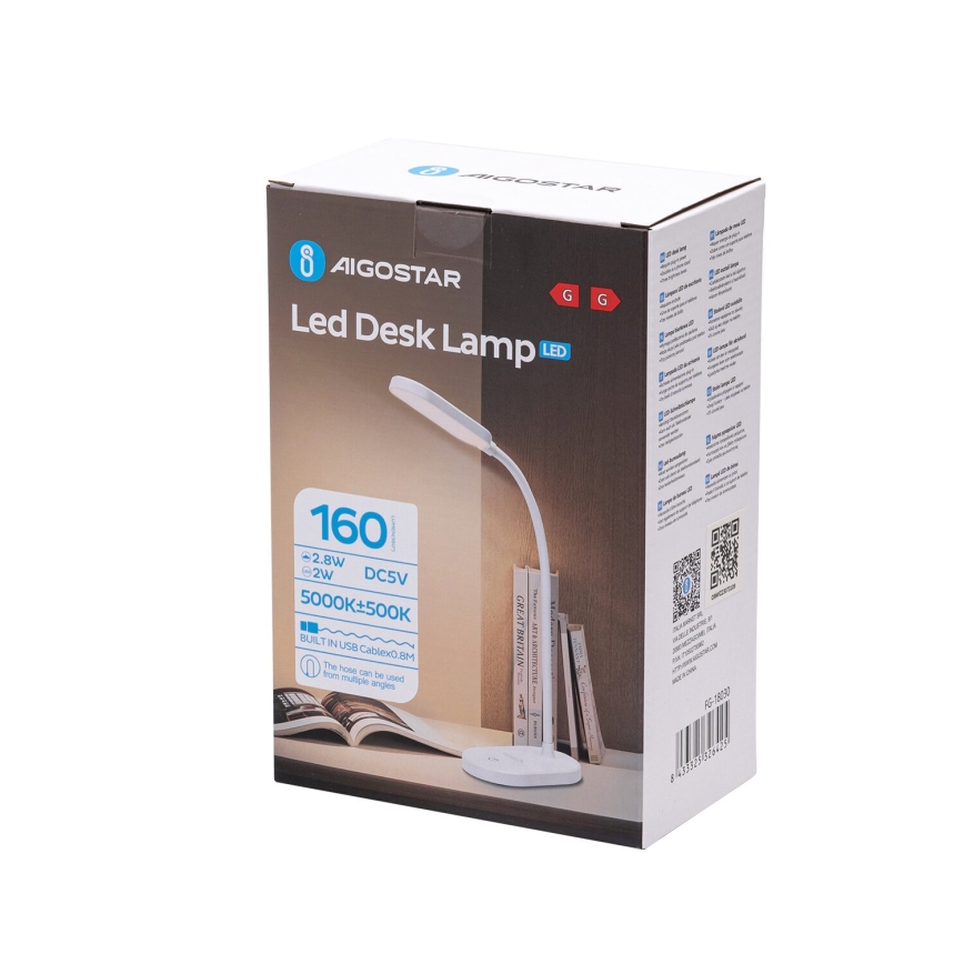 Aigostar - LED Prigušiva stolna lampa na dodir LED/3W/5V